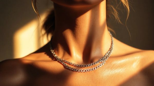 5 façons tendance de porter une chaine cubaine en argent
